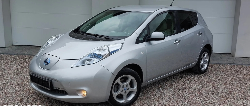 Nissan Leaf cena 25999 przebieg: 96042, rok produkcji 2013 z Zambrów małe 704